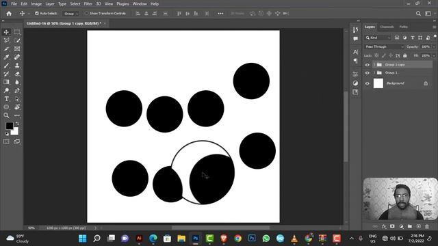 Move tool | Adobe Photoshop for Beginners in Hindi Urdu | Class 3 смотреть онлайн