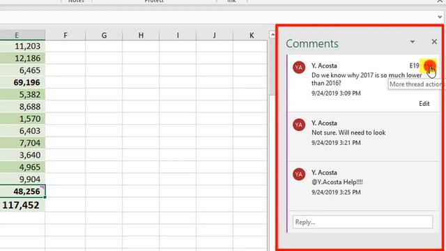 Comments vs Notes in Excel 365 - Tutorial