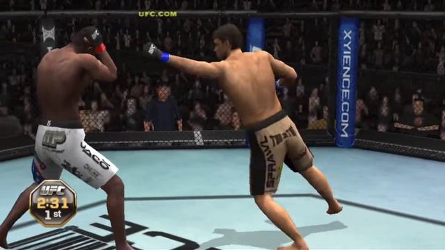 Jon Bones Jones vs Forrest Griffin #fantasyfights #gamemode #mma #ufc2010 #jonbonesjones #ufc