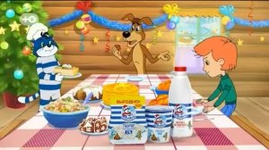 Простоквашино реклама Новогодние 2021