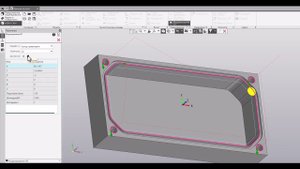 ADEM CAM для Компас-3D - Фрезерование детали Крышка ч.7