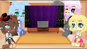 FNAF 2 (Toys) react to Friendly Foxy 1-2