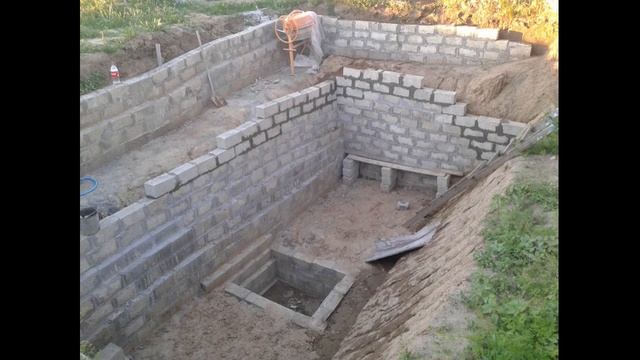 Домашний прудик из шлакоблока смотреть онлайн