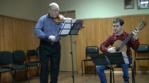 Паганини соната II оп.2а для скрипки и гитары