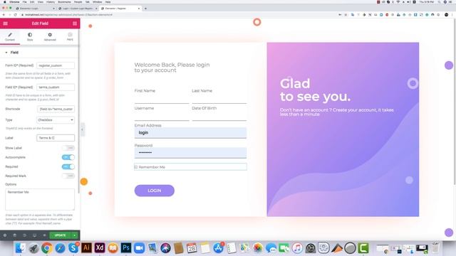 Custom Login/ Registration Form Using ELEMENTOR BUILDER | PART-3 | Registration Form | смотреть онлайн