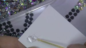 Как сделать картину из страз своими руками