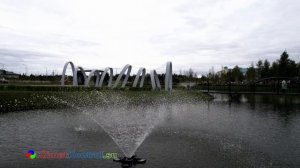 Поселок городского типа Федоровский. Парк "Мечта". Днем и ночью.