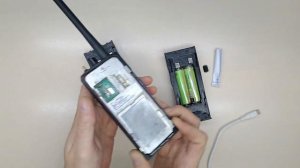 Motorola Radius GP300 18650 battery box with USB-C charger
