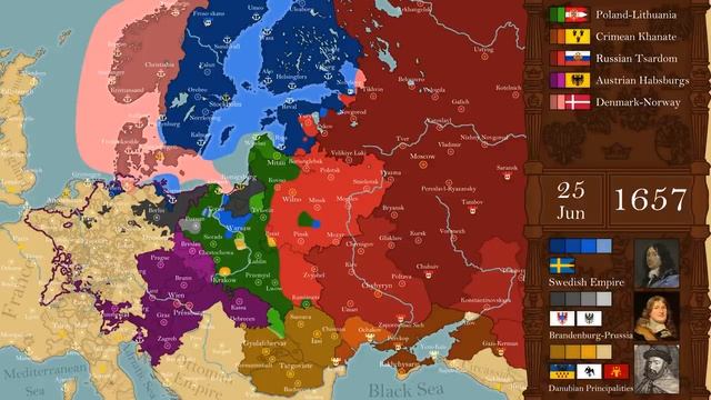 Кровавый Потоп - Вторая Северная Война (1648-1667) смотреть онлайн