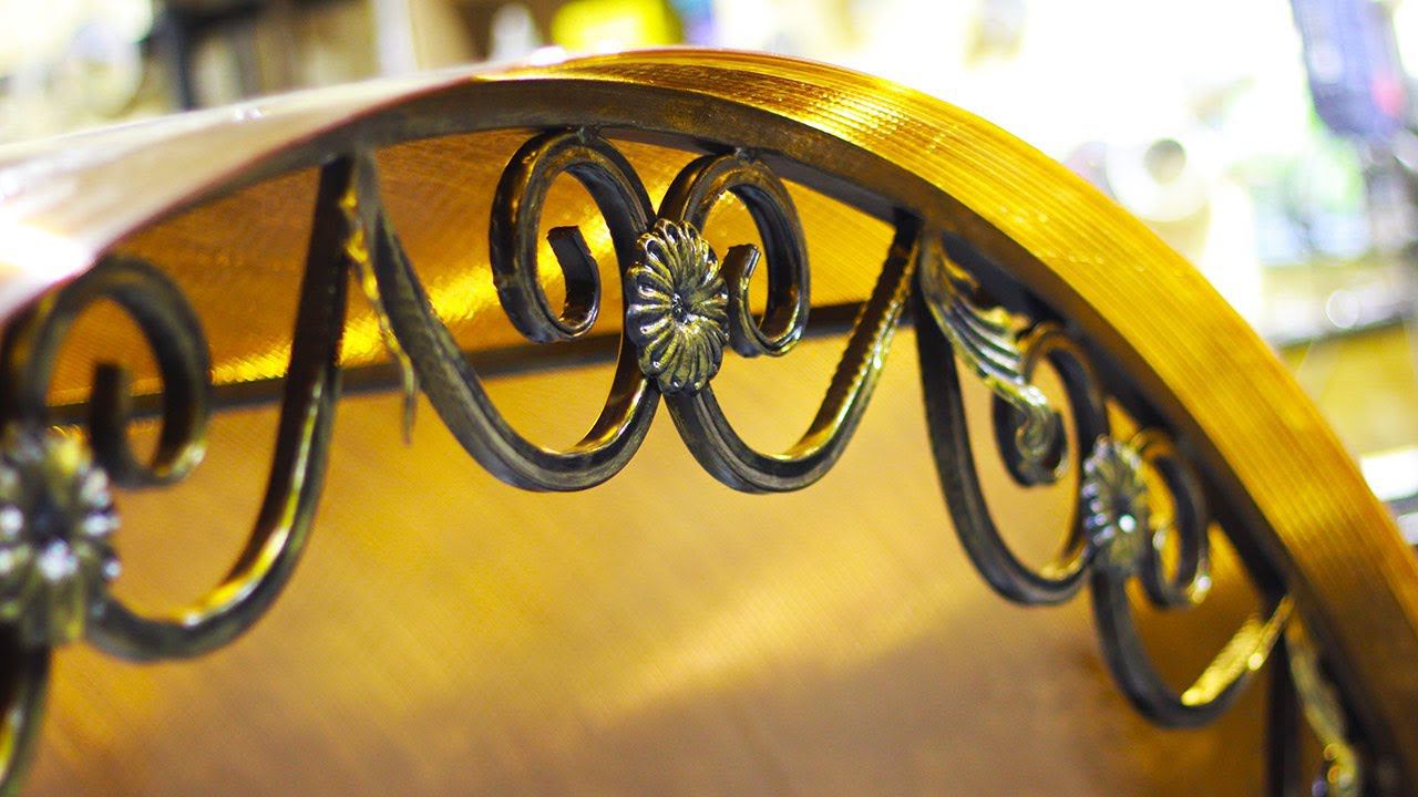 Кованый козырек над крыльцом | Door canopy смотреть онлайн