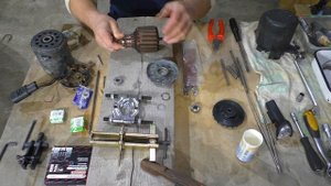Замена подшипников в двигателе вентилятора #Replacing bearings in the fan motor #轴承更换