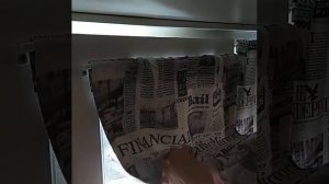 Шторки занавески на маленькое окно без гардин и карниза легко быстро удобно