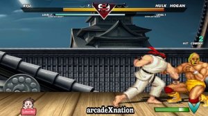 HULK HOGAN vs RYU - STREET FIGHTER HARDEST LEVEL BATTLE GAMEPLAY