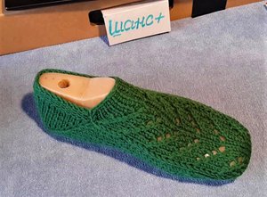 Следок за вечерок Простые следки двумя спицами Идеальная посадка.