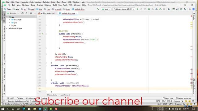 How to create Countdown Timer App in Android Studio part 2 смотреть онлайн