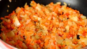 Кабачки с грибами , в духовке .