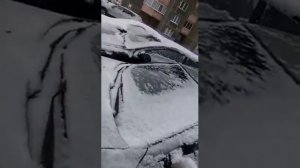 Завожу машину Nissan Almera Classic в 26 градусный мороз
