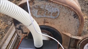 Пеллетная горелка RCE вставлена в булерьян для отопления теплицы