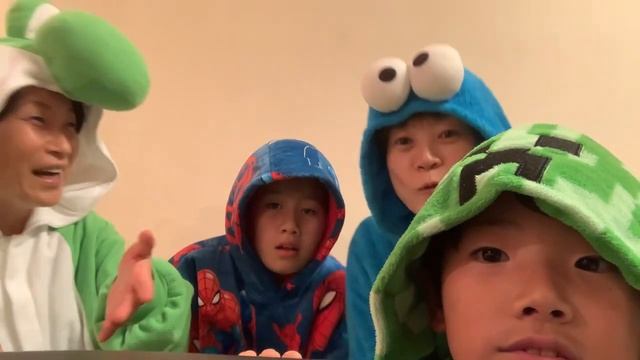 子どもたちとハロウィンパーティー生配信