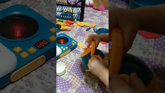 Набор кухонной посуды для детей от 3-х лет. смотреть онлайн