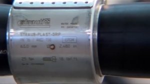 Подача избыточного давления в ПНД трубу. Использование ремонтных муфт Straub