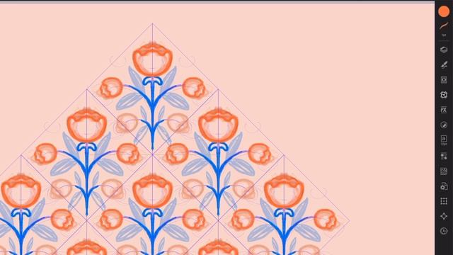 Step-by-Step DIAMOND Repeat Pattern ◆ Affinity Designer iPad Tutorial PART 1