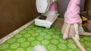 Гномик-Девочка, Гномик с косичками, Скандинавский гном своими руками, Новогодний декор