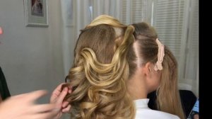 Объемный Хвост.Volume tail. Wedding hairstyle | Анна Комарова