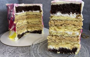 ШИКАРНЫЙ разрез, ПОТРЯСАЮЩИЙ вкус, ПРОСТЫЕ продукты, Крещатый яр, БЕЗ КРЕМ ЧИЗА