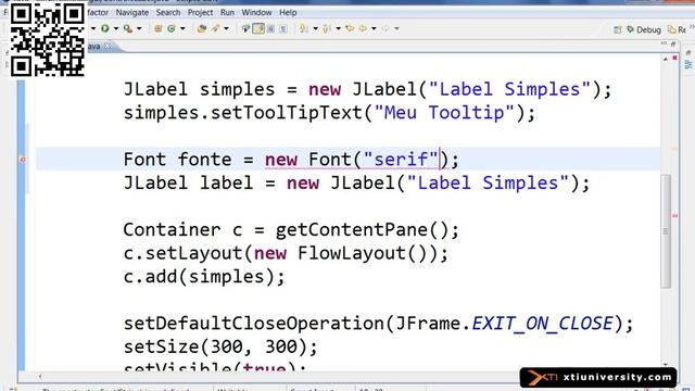 Universidade XTI JAVA 078 GUI, Jlabel e ImageIcon Y смотреть онлайн