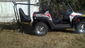 Polaris RZR Back Seat and Roll Cage Installation