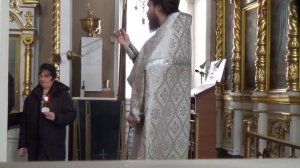 Отпевание 2.04.15 г. в храме дер. Б. Свинорье