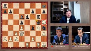 Дин Лижень - Непомнящий. 12 партия. Нервы на пределе. Грубейший зевок Яна.