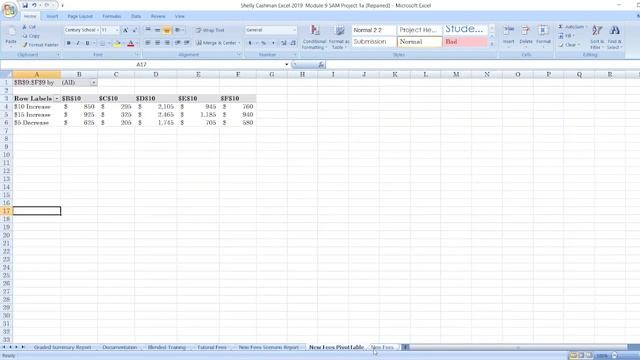 Shelly Cashman Excel 2019 | Module 9: SAM Project 1a #shellycashmanexcel2019 #module9 #samproject1a