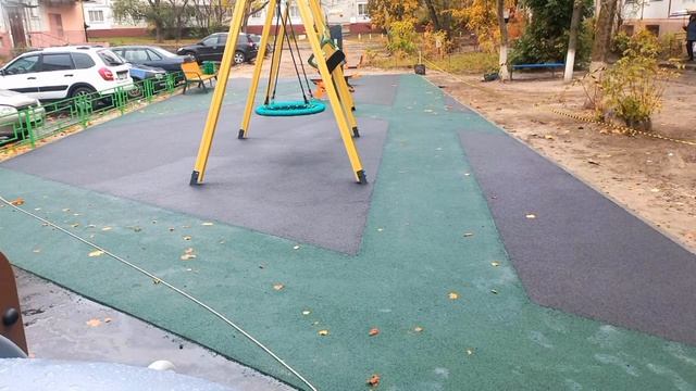 Детская площадка из резиновой крошки смотреть онлайн