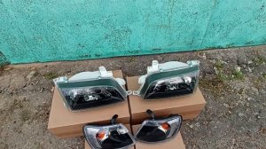 Тойота карина Е 1991-1997 оптика черный хрусталь новая