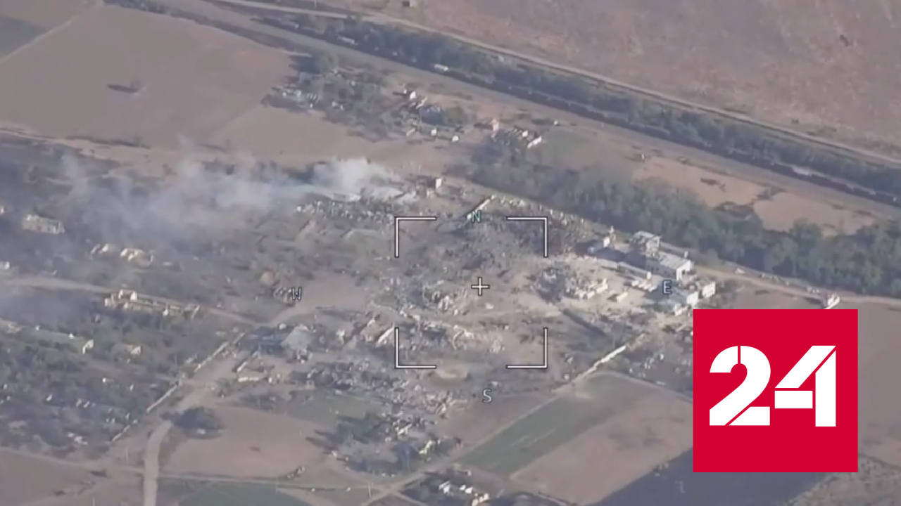 Минобороны показало, что осталось от склада ВСУ после попадания ракеты - Россия 24