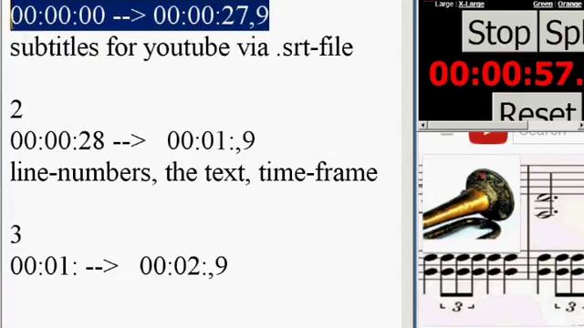 SUBTITLES on / for YOUTUBE video via SRT file create make add upload to closed captions how to смотреть онлайн
