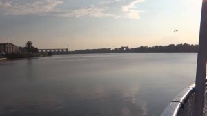 Отход теплохода "Александр Свирский " из Углича.