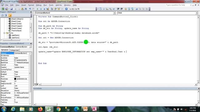 VBA code to update Ms Access Table data from Excel userform (Part 4) смотреть онлайн