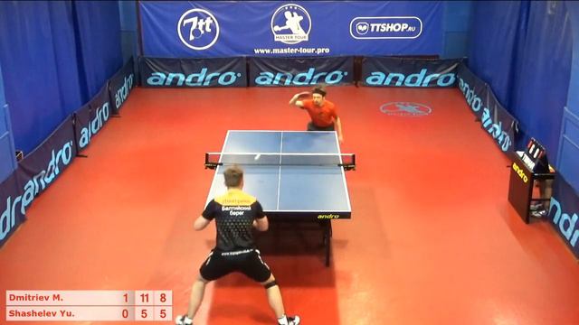 Настольный теннис матч 071119 6 Дмитриев Михаил Шашелев Юрий смотреть онлайн