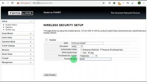 how change totolink router password