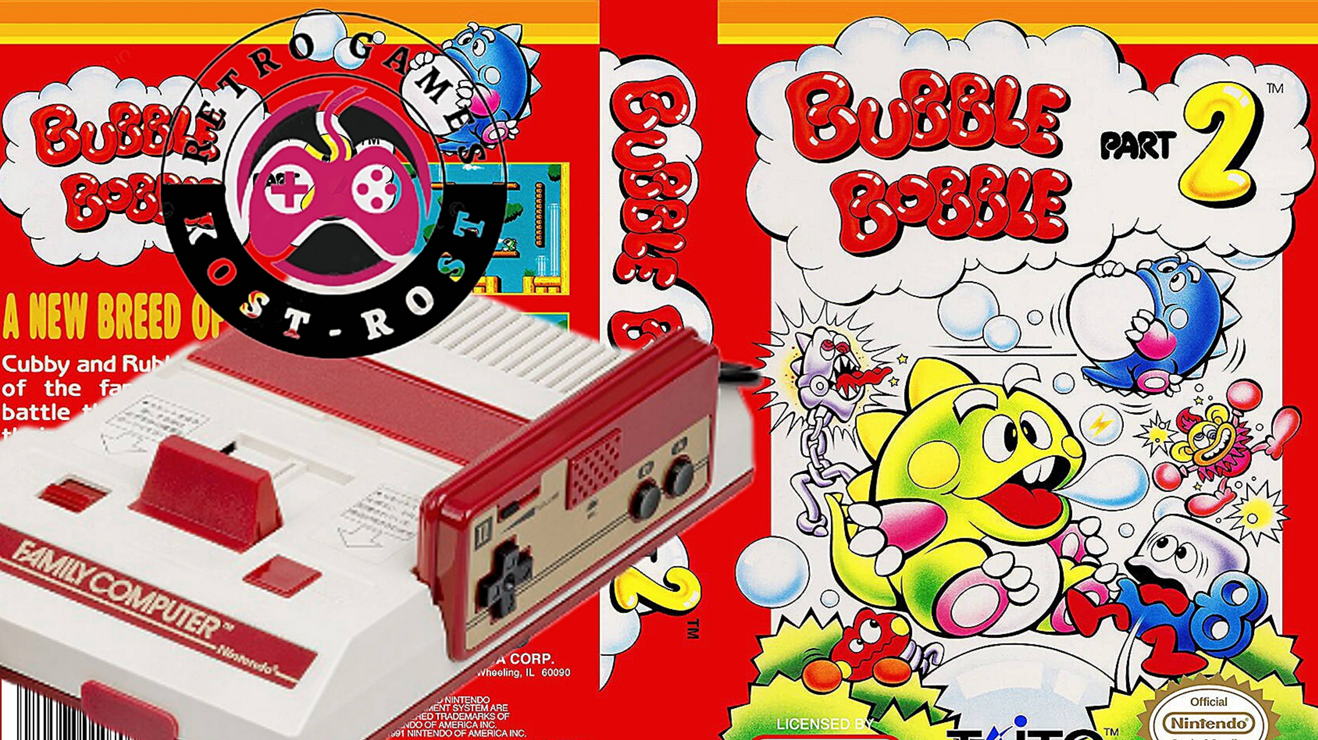 Bubble Bobble 2. Пузыри 🧼 динозавриков 🦖 часть вторая на денди. Обзор.