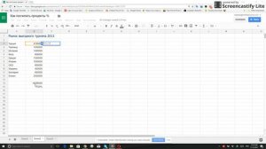 Как посчитать проценты используя Google Таблицы