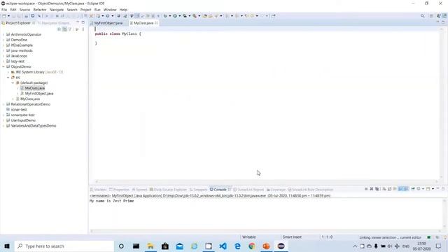 19.Java Tutorial:Java Class and Object introduction |Zest Prime