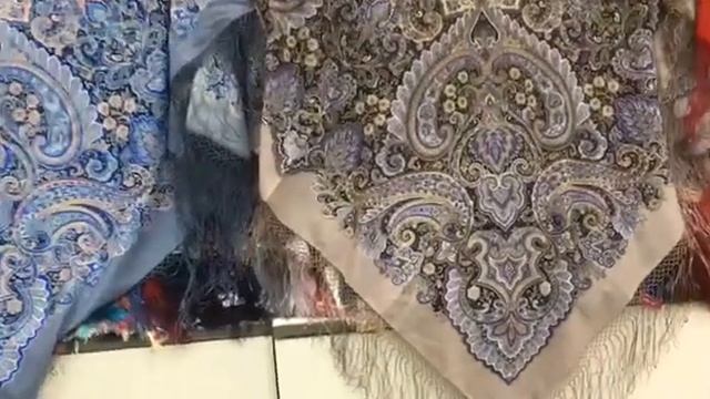 Элитная шаль шерсть 148/148 «Огненный танец» Фаворитова Елена смотреть онлайн