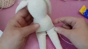 Как связать Куклу крючком, Часть 4, сборка