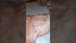 Курдюк копченый, подготовка