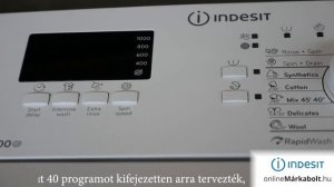 Indesit BTW S60400 EU/N | Felültöltős mosógép bemutató videó