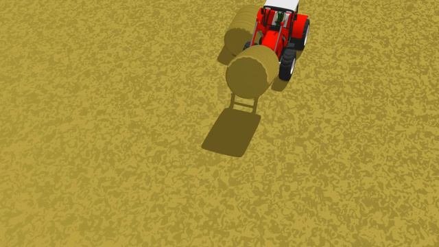 Tractors And Bale Wrapping - Agricultural Machines And Haylage In Bales | Tractor For Kids Bazyllan